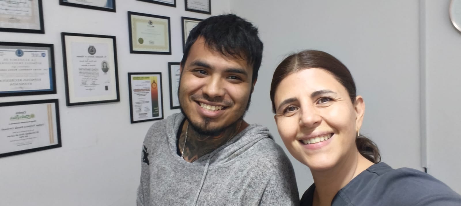 Paciente con Zulma Rueda